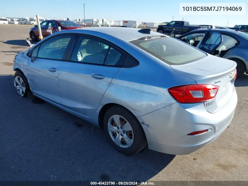 1G1BC5SM7J7194069 2018 Chevrolet Cruze Ls Auto