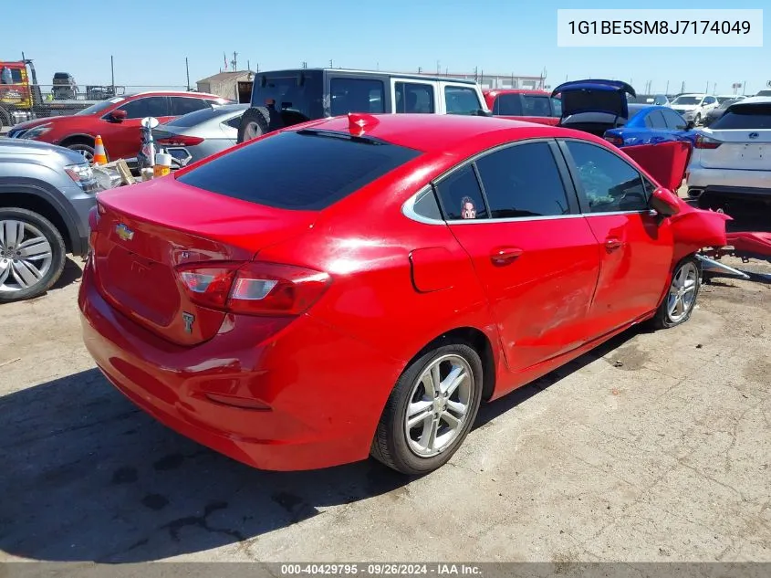 2018 Chevrolet Cruze Lt Auto VIN: 1G1BE5SM8J7174049 Lot: 40429795