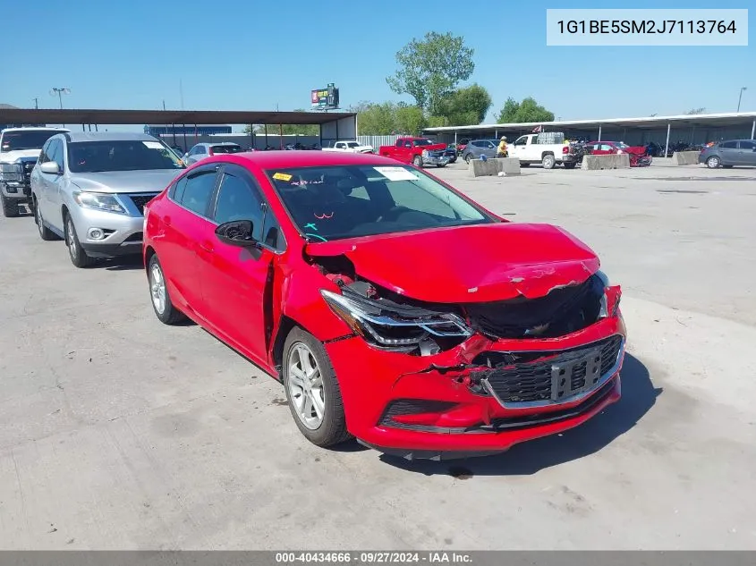 2018 Chevrolet Cruze Lt Auto VIN: 1G1BE5SM2J7113764 Lot: 40434666