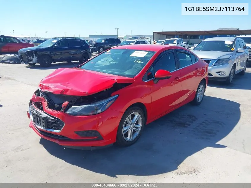 2018 Chevrolet Cruze Lt Auto VIN: 1G1BE5SM2J7113764 Lot: 40434666