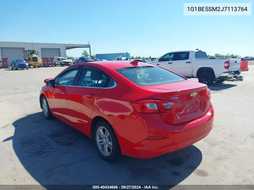 1G1BE5SM2J7113764 2018 Chevrolet Cruze Lt Auto