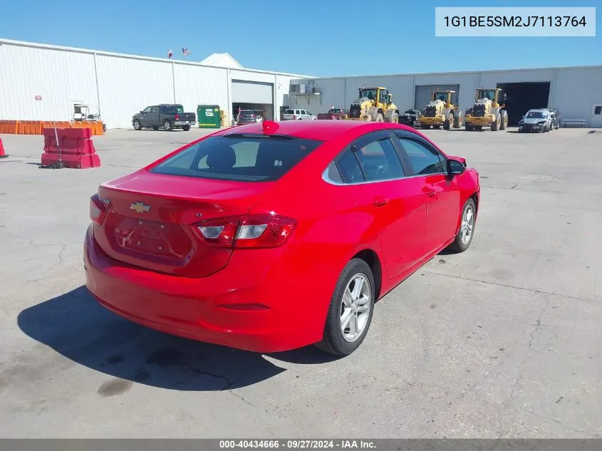 2018 Chevrolet Cruze Lt Auto VIN: 1G1BE5SM2J7113764 Lot: 40434666