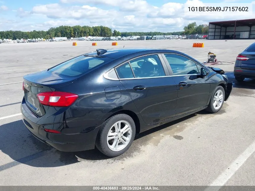 2018 Chevrolet Cruze Lt Auto VIN: 1G1BE5SM9J7157602 Lot: 40436683