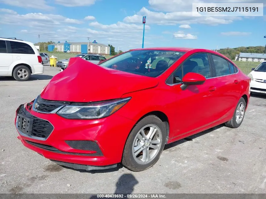 2018 Chevrolet Cruze Lt Auto VIN: 1G1BE5SM2J7115191 Lot: 40439692