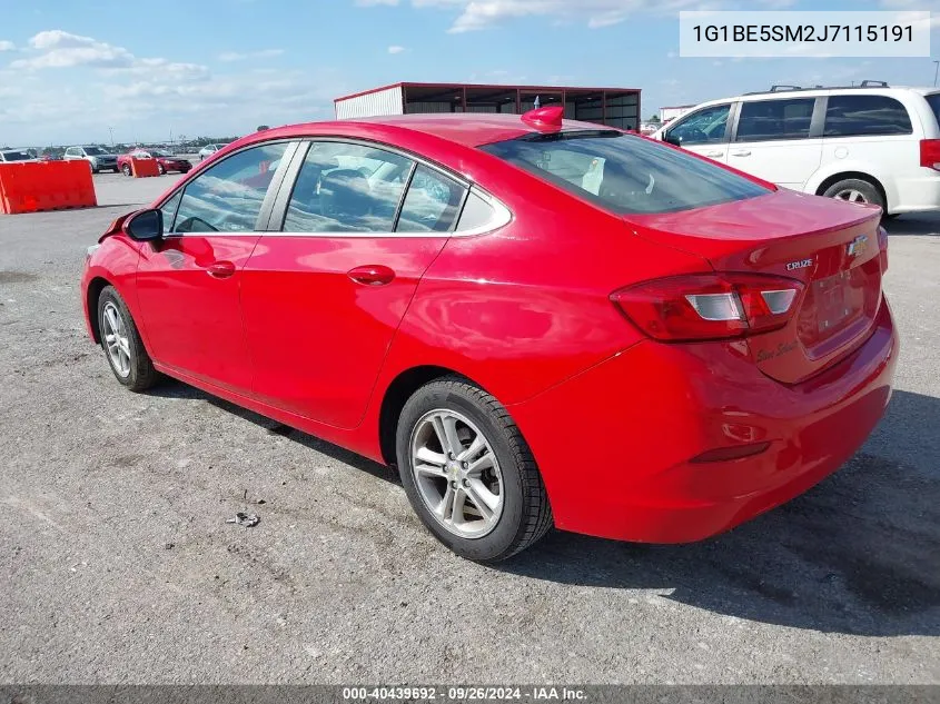 1G1BE5SM2J7115191 2018 Chevrolet Cruze Lt Auto