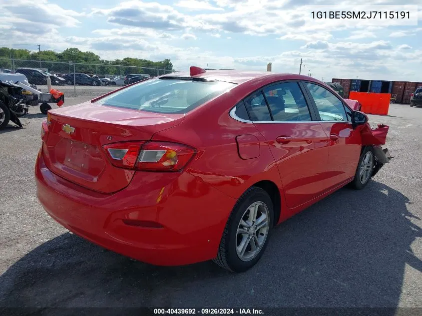 1G1BE5SM2J7115191 2018 Chevrolet Cruze Lt Auto