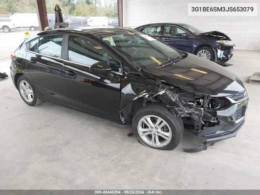 3G1BE6SM3JS653079 2018 Chevrolet Cruze Lt Auto