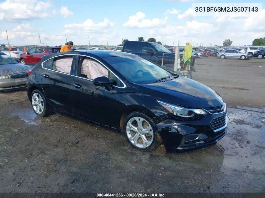 3G1BF6SM2JS607143 2018 Chevrolet Cruze Premier Auto