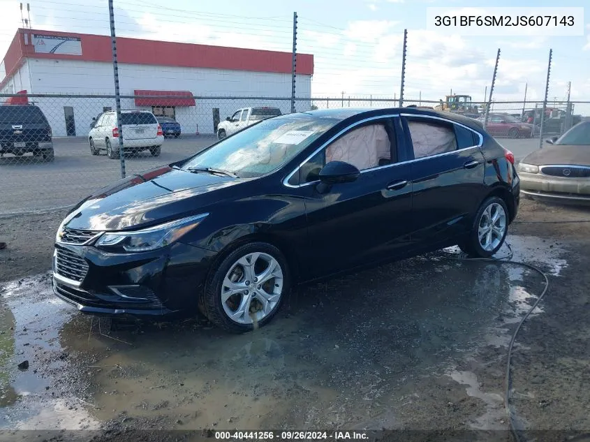 2018 Chevrolet Cruze Premier Auto VIN: 3G1BF6SM2JS607143 Lot: 40441256