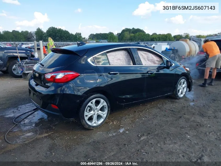 2018 Chevrolet Cruze Premier Auto VIN: 3G1BF6SM2JS607143 Lot: 40441256