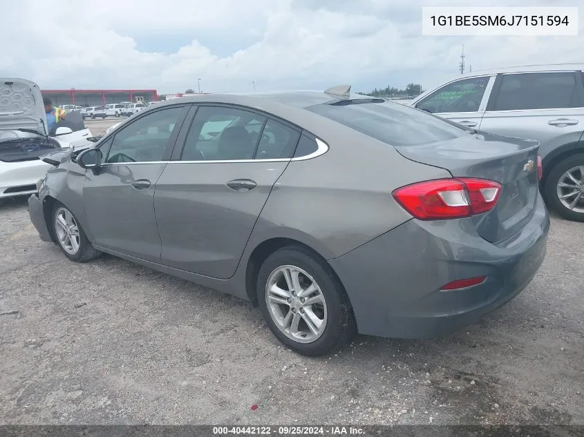 1G1BE5SM6J7151594 2018 Chevrolet Cruze Lt Auto