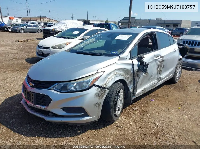 2018 Chevrolet Cruze Ls VIN: 1G1BC5SM9J7188757 Lot: 40442473