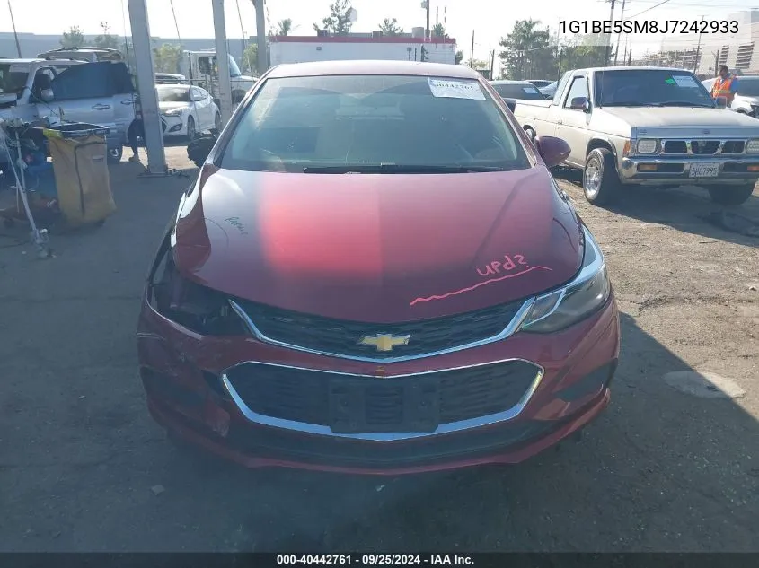 1G1BE5SM8J7242933 2018 Chevrolet Cruze Lt Auto