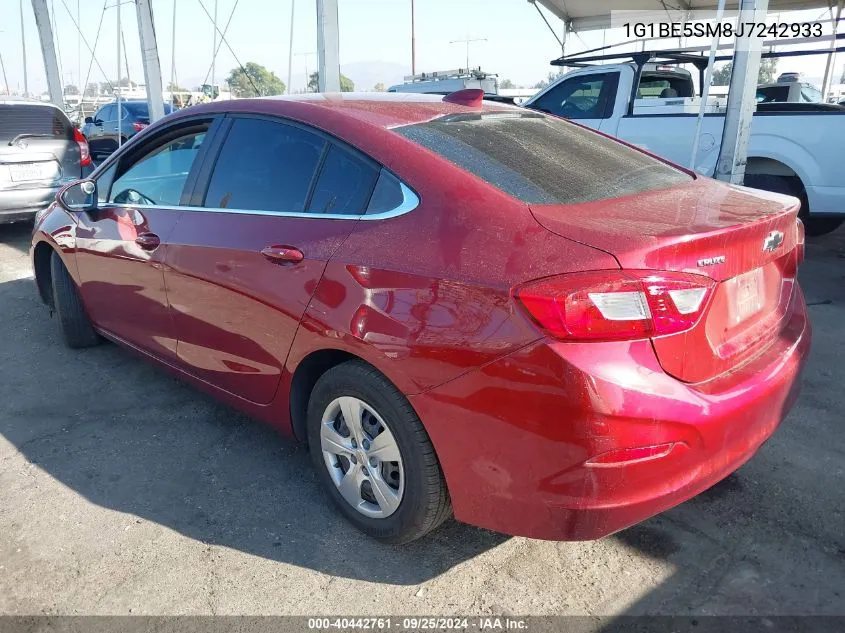 2018 Chevrolet Cruze Lt Auto VIN: 1G1BE5SM8J7242933 Lot: 40442761