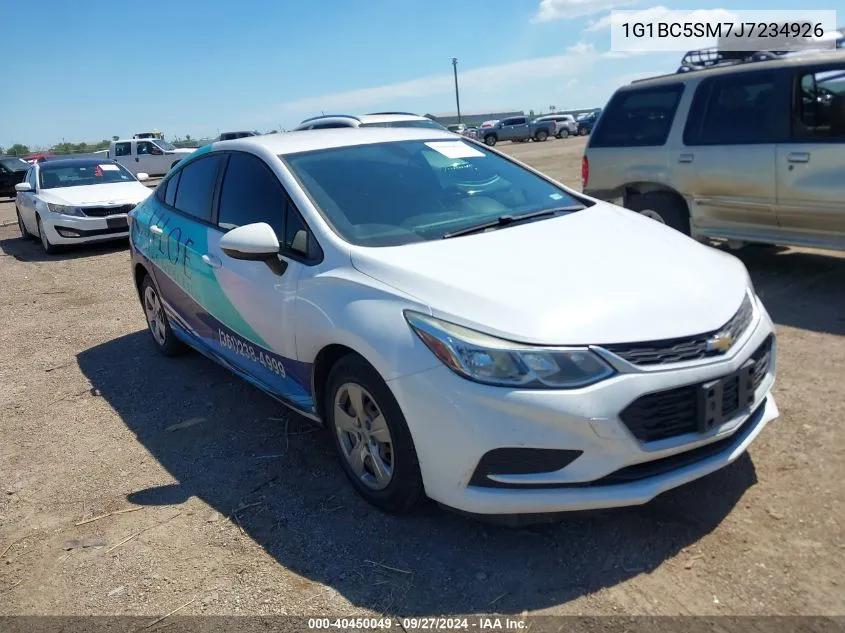 2018 Chevrolet Cruze Ls Auto VIN: 1G1BC5SM7J7234926 Lot: 40450049