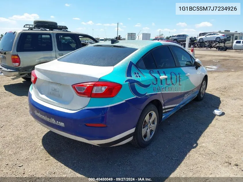 1G1BC5SM7J7234926 2018 Chevrolet Cruze Ls Auto