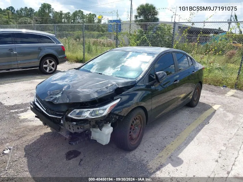 2018 Chevrolet Cruze Ls VIN: 1G1BC5SM9J7191075 Lot: 40450194