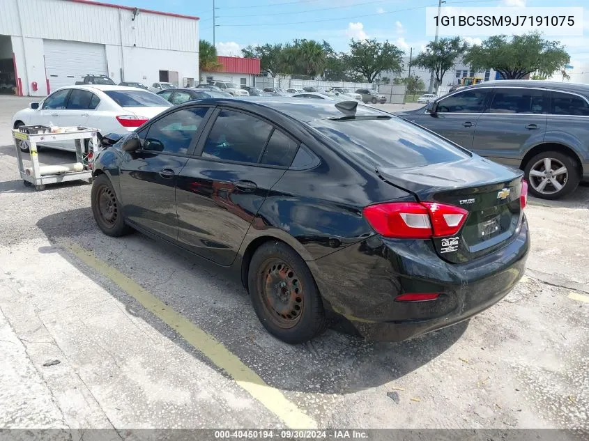 2018 Chevrolet Cruze Ls VIN: 1G1BC5SM9J7191075 Lot: 40450194