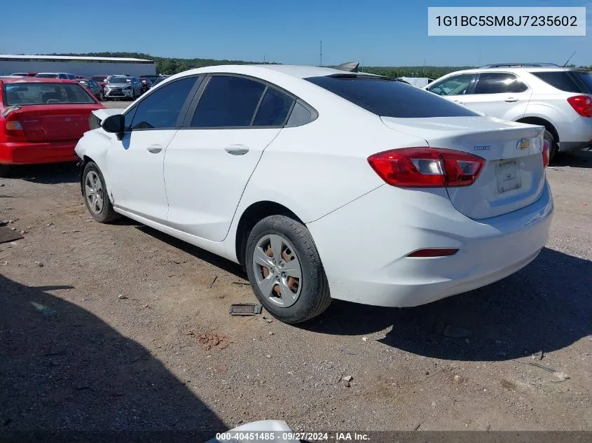 1G1BC5SM8J7235602 2018 Chevrolet Cruze Ls Auto