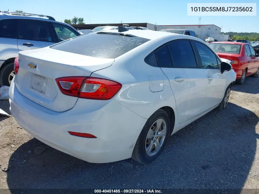 1G1BC5SM8J7235602 2018 Chevrolet Cruze Ls Auto