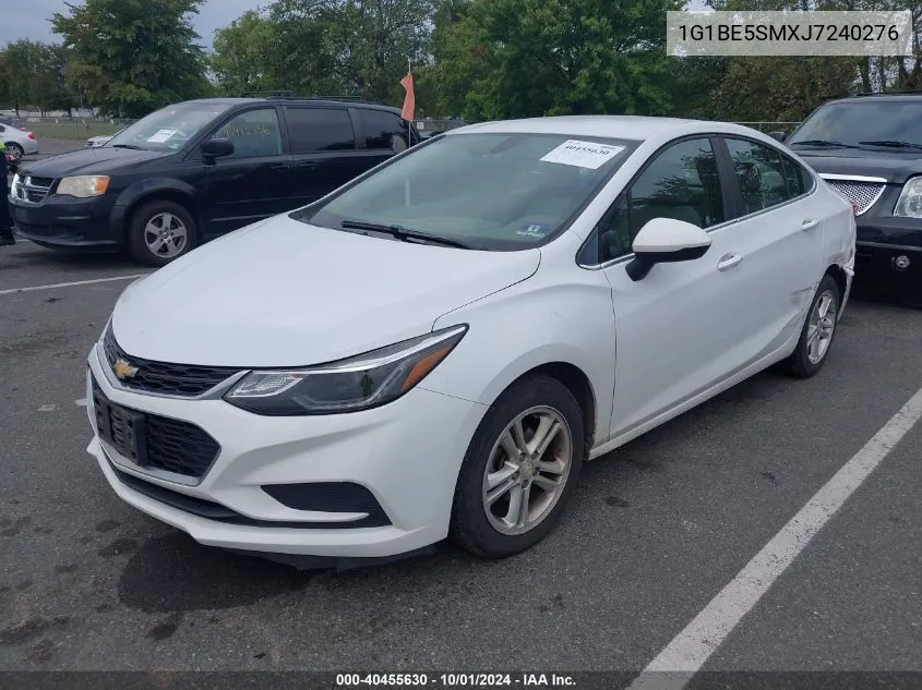 2018 Chevrolet Cruze Lt VIN: 1G1BE5SMXJ7240276 Lot: 40455630