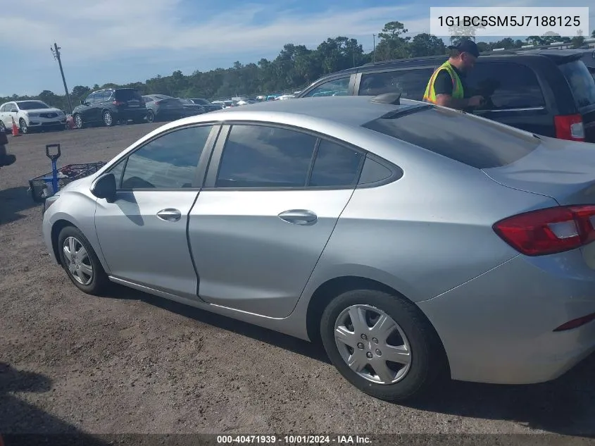 2018 Chevrolet Cruze Ls VIN: 1G1BC5SM5J7188125 Lot: 40471939