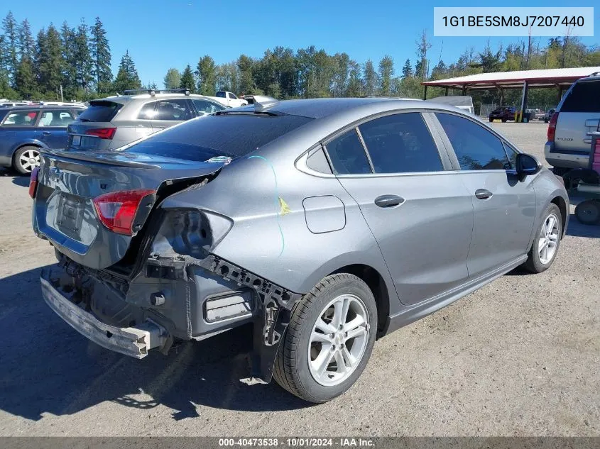 2018 Chevrolet Cruze Lt Auto VIN: 1G1BE5SM8J7207440 Lot: 40473538