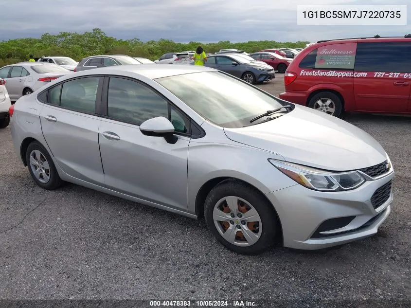 2018 Chevrolet Cruze Ls VIN: 1G1BC5SM7J7220735 Lot: 40478383