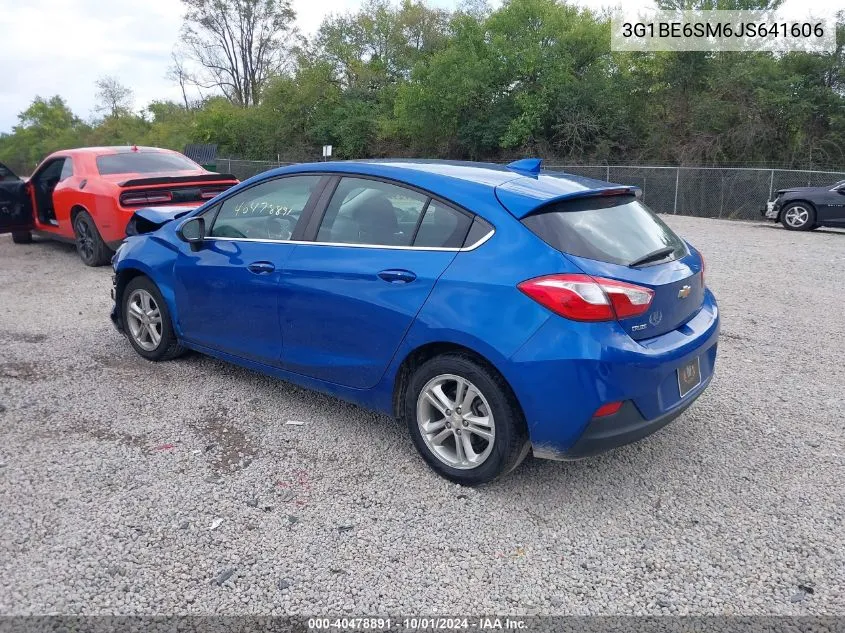 3G1BE6SM6JS641606 2018 Chevrolet Cruze Lt Auto