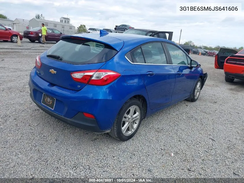 2018 Chevrolet Cruze Lt Auto VIN: 3G1BE6SM6JS641606 Lot: 40478891