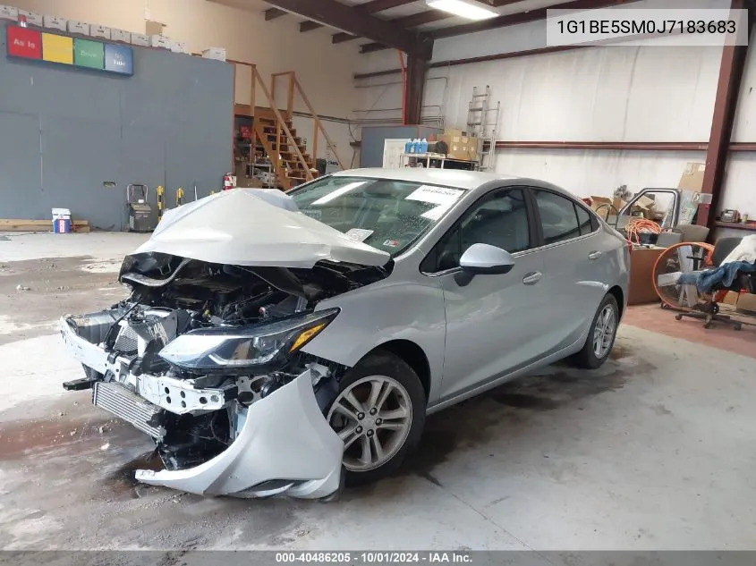 2018 Chevrolet Cruze Lt Auto VIN: 1G1BE5SM0J7183683 Lot: 40486205