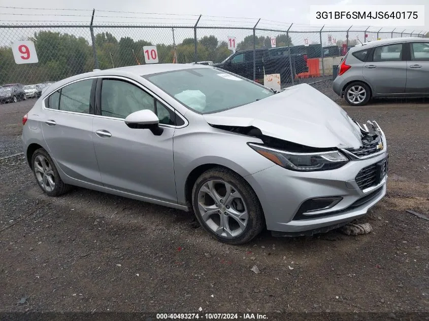 2018 Chevrolet Cruze Premier Auto VIN: 3G1BF6SM4JS640175 Lot: 40493274