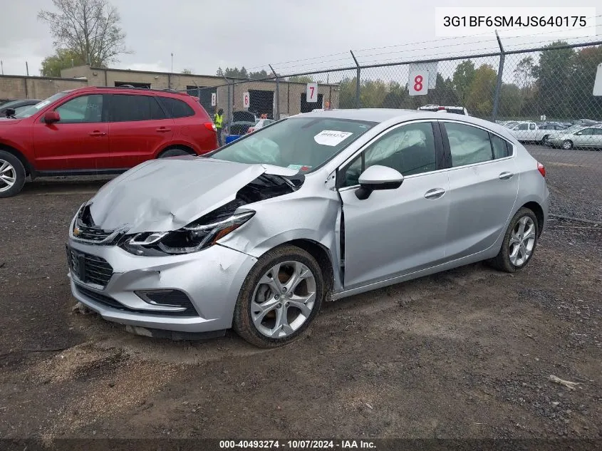 2018 Chevrolet Cruze Premier Auto VIN: 3G1BF6SM4JS640175 Lot: 40493274