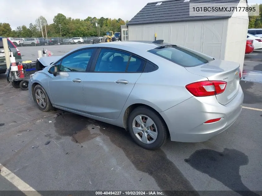 1G1BC5SMXJ7177895 2018 Chevrolet Cruze Ls Auto