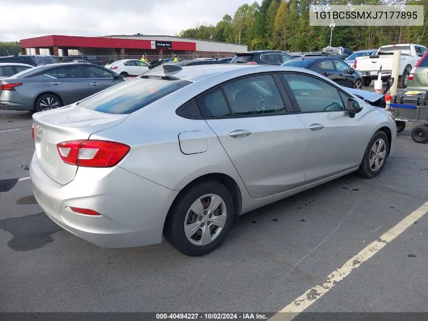 2018 Chevrolet Cruze Ls Auto VIN: 1G1BC5SMXJ7177895 Lot: 40494227