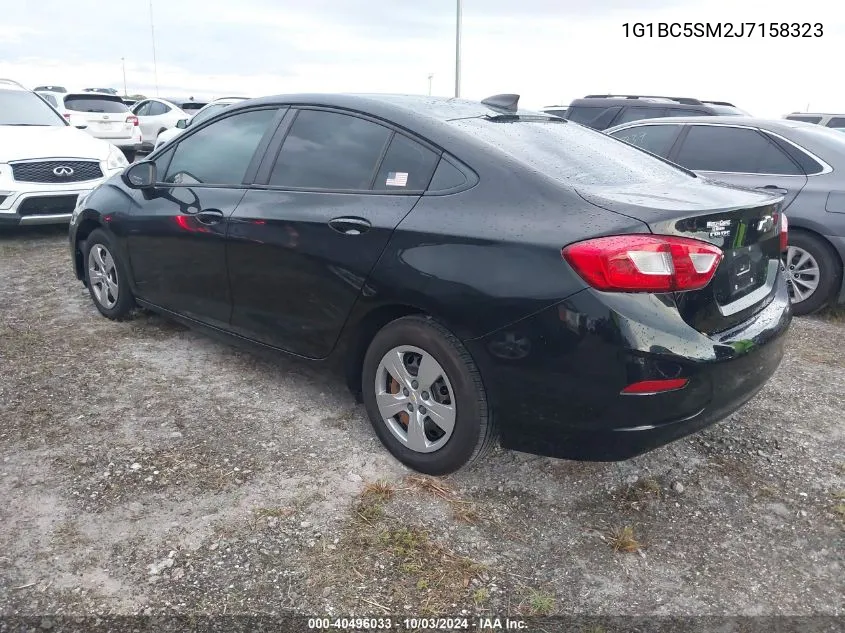 2018 Chevrolet Cruze Ls Auto VIN: 1G1BC5SM2J7158323 Lot: 40496033