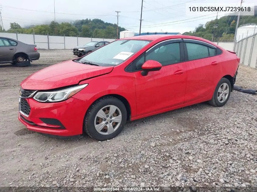 2018 Chevrolet Cruze Ls Auto VIN: 1G1BC5SMXJ7239618 Lot: 40505944