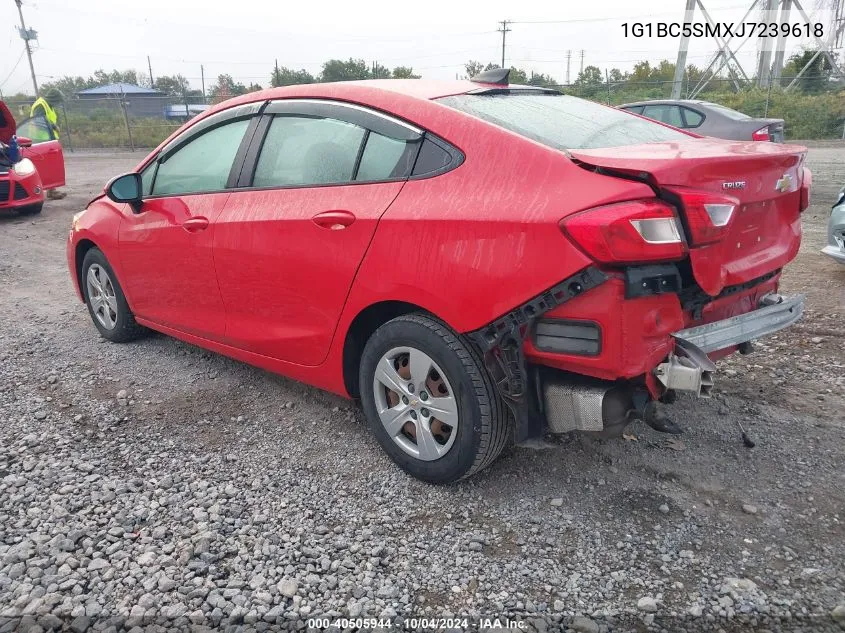 2018 Chevrolet Cruze Ls Auto VIN: 1G1BC5SMXJ7239618 Lot: 40505944