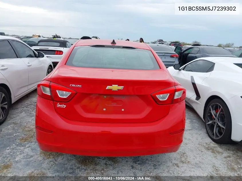 2018 Chevrolet Cruze Ls VIN: 1G1BC5SM5J7239302 Lot: 40516843