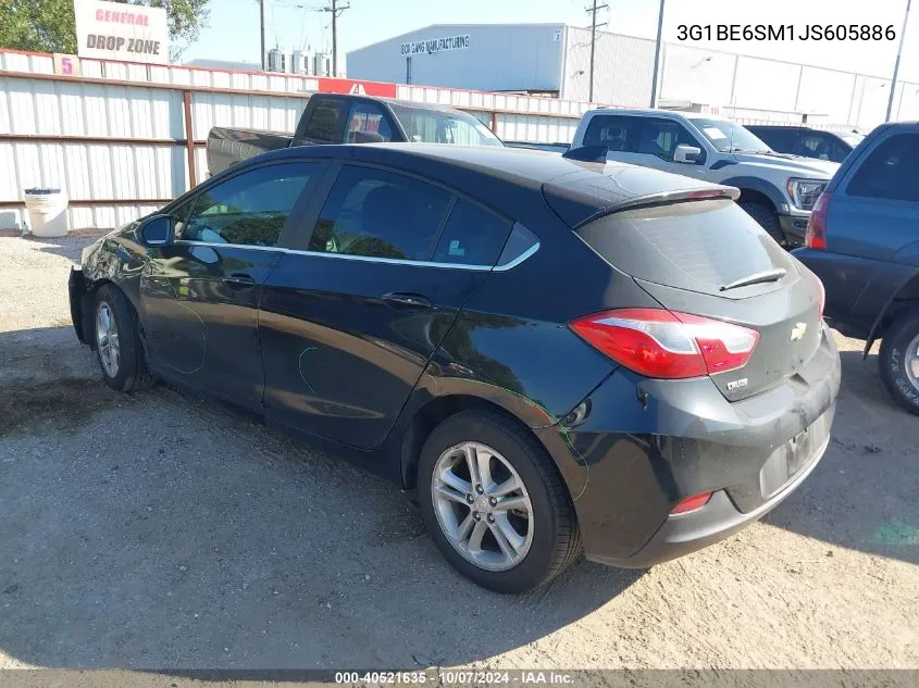 3G1BE6SM1JS605886 2018 Chevrolet Cruze Lt