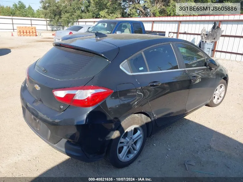 3G1BE6SM1JS605886 2018 Chevrolet Cruze Lt