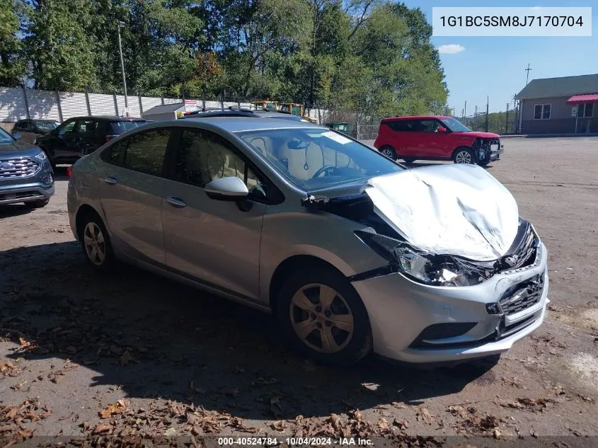 2018 Chevrolet Cruze Ls Auto VIN: 1G1BC5SM8J7170704 Lot: 40524784