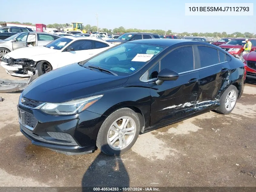 2018 Chevrolet Cruze Lt VIN: 1G1BE5SM4J7112793 Lot: 40534283