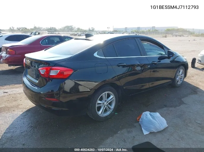 2018 Chevrolet Cruze Lt VIN: 1G1BE5SM4J7112793 Lot: 40534283