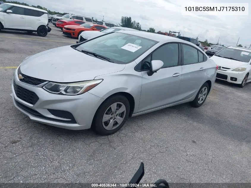 2018 Chevrolet Cruze Ls Auto VIN: 1G1BC5SM1J7175310 Lot: 40536344