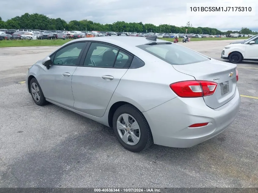 2018 Chevrolet Cruze Ls Auto VIN: 1G1BC5SM1J7175310 Lot: 40536344