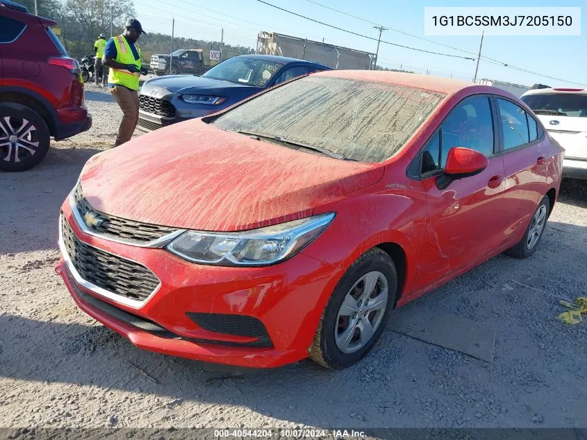 2018 Chevrolet Cruze Ls Auto VIN: 1G1BC5SM3J7205150 Lot: 40544204