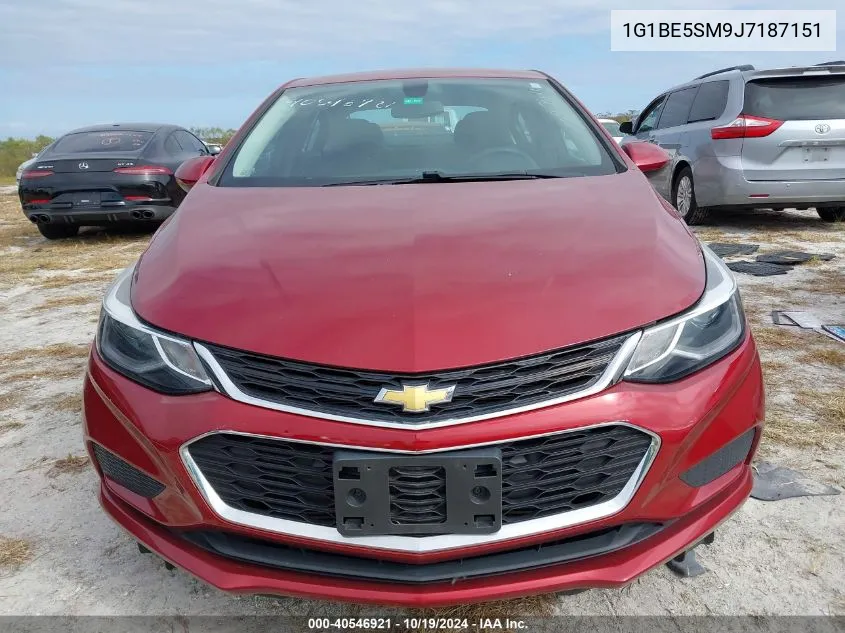 2018 Chevrolet Cruze Lt Auto VIN: 1G1BE5SM9J7187151 Lot: 40546921