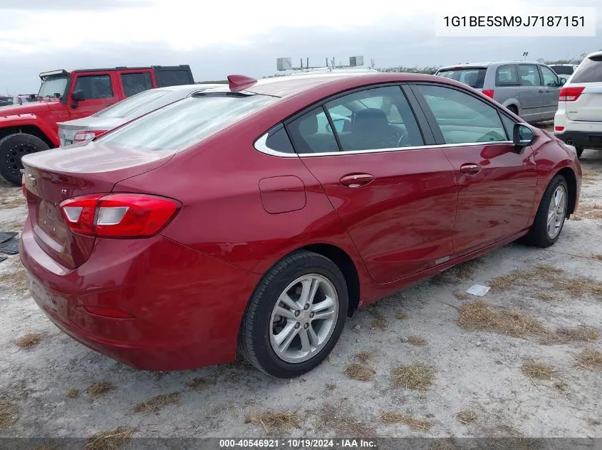 2018 Chevrolet Cruze Lt Auto VIN: 1G1BE5SM9J7187151 Lot: 40546921