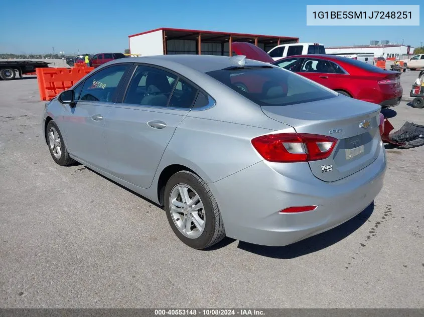 1G1BE5SM1J7248251 2018 Chevrolet Cruze Lt Auto